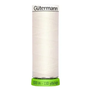 Hilo de coser reciclado 100m crema 1 - Gütermann