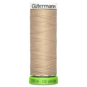 Hilo de coser reciclado 100m tostado 186 - Gütermann