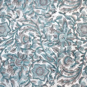 Tela algodón india estampado a mano - Lion