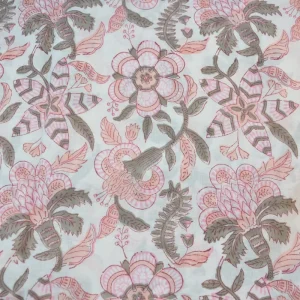 Tela algodón india estampado a mano - Alma