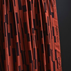 Twill de viscosa Ecovero™ Un-square Sienna - mind the MAKER®