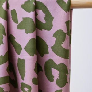 Twill de viscosa Ecovero™ Urban Leo Lilac - mind the MAKER®