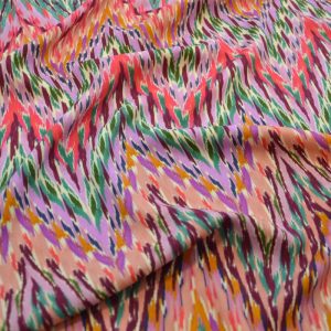 Viscosa Colourful zigzag lines