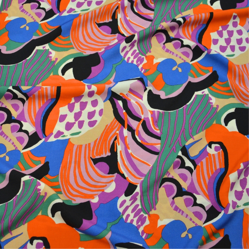 Viscosa diseño artístico y colorido