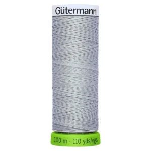 Hilo de coser reciclado 100m gris claro 38 - Gütermann