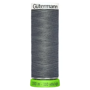 Hilo de coser reciclado 100m gris oscuro 701 - Gütermann